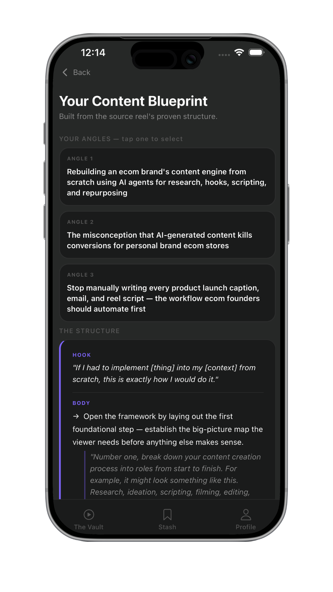 Your content blueprint